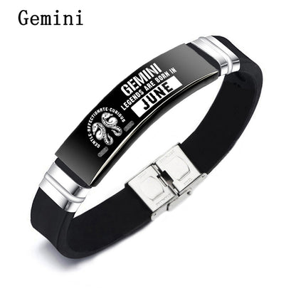 Zodiac Sign ID Bracelets For Women and Men