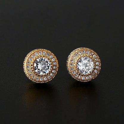 Zircon Earrings For Men And Women