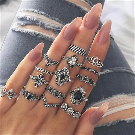 Sunflower Ring Set