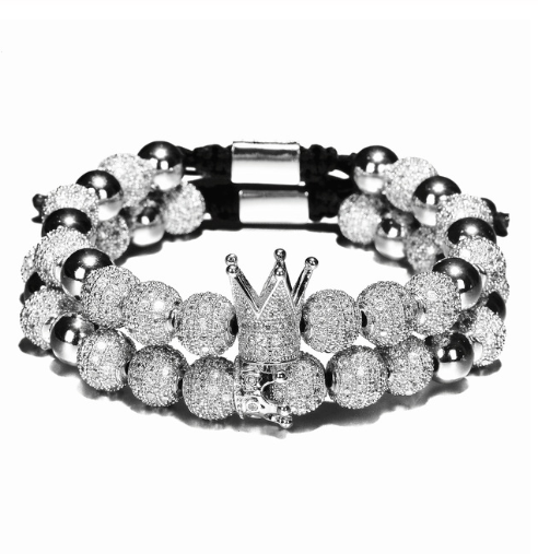 Luxurious bracelets with charms for men