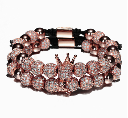 Luxurious bracelets with charms for men