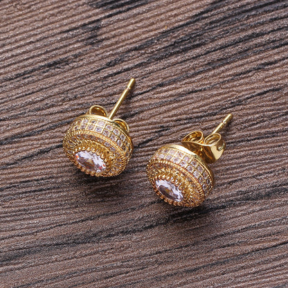 Zircon Earrings For Men And Women