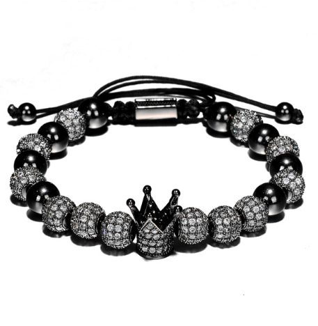 Luxurious bracelets with charms for men