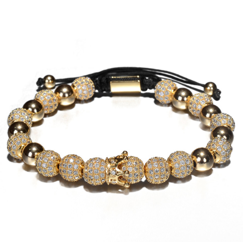 Luxurious bracelets with charms for men