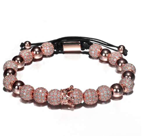 Luxurious bracelets with charms for men