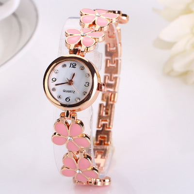 Flower Strap Wristwatch For Women