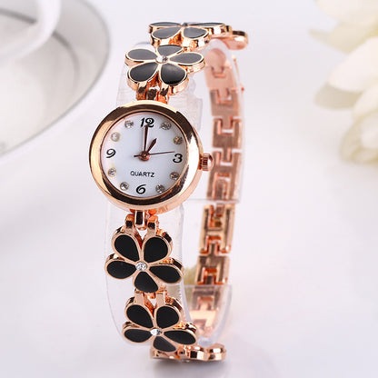 Flower Strap Wristwatch For Women