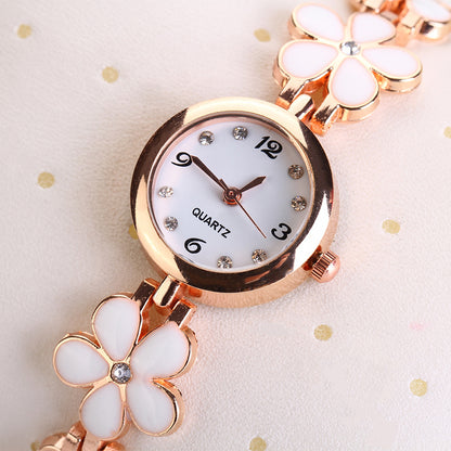 Flower Strap Wristwatch For Women