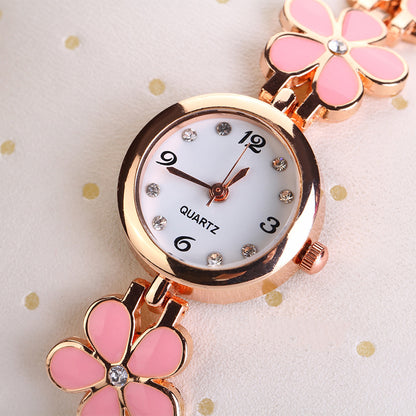 Flower Strap Wristwatch For Women