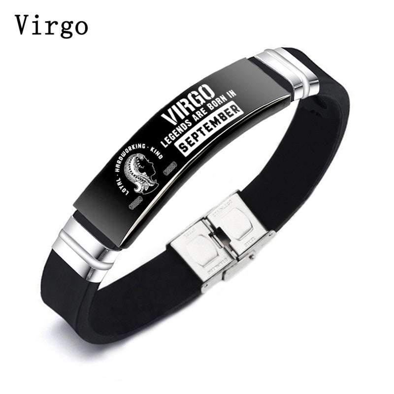 Zodiac Sign ID Bracelets For Women and Men