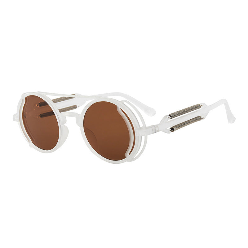 Sunglasses Steampunk Double Spring Leg Glasses