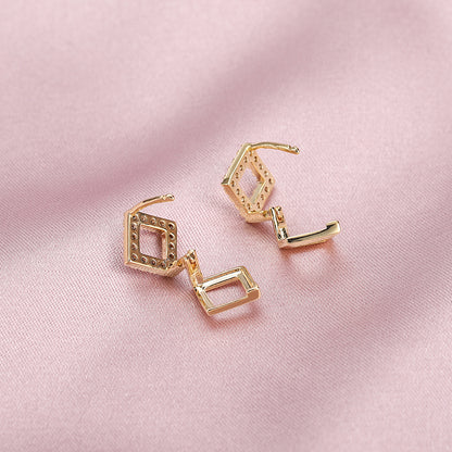 Trapezoid Geometric Earrings for Female