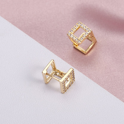 Trapezoid Geometric Earrings for Female