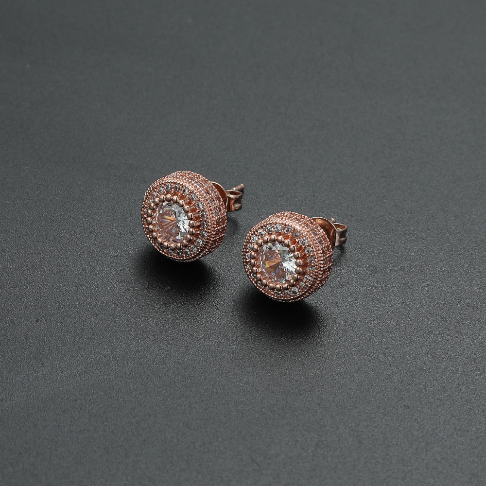 Zircon Earrings For Men And Women