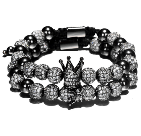 Luxurious bracelets with charms for men