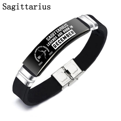 Zodiac Sign ID Bracelets For Women and Men