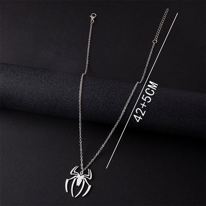 Halloween Spider Pendant Necklaces For Women And Men